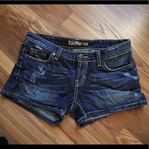 BKE Stella shorts, blue jean, size 28